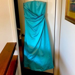 Light Blue Evening Gown from David’s Bridal